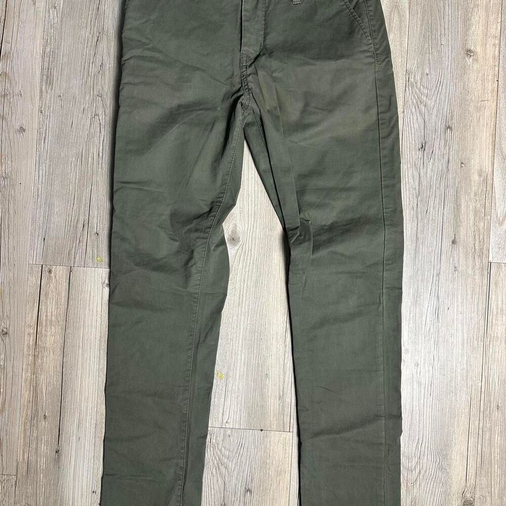 Aeropostale Men's Green and Khaki Trousers